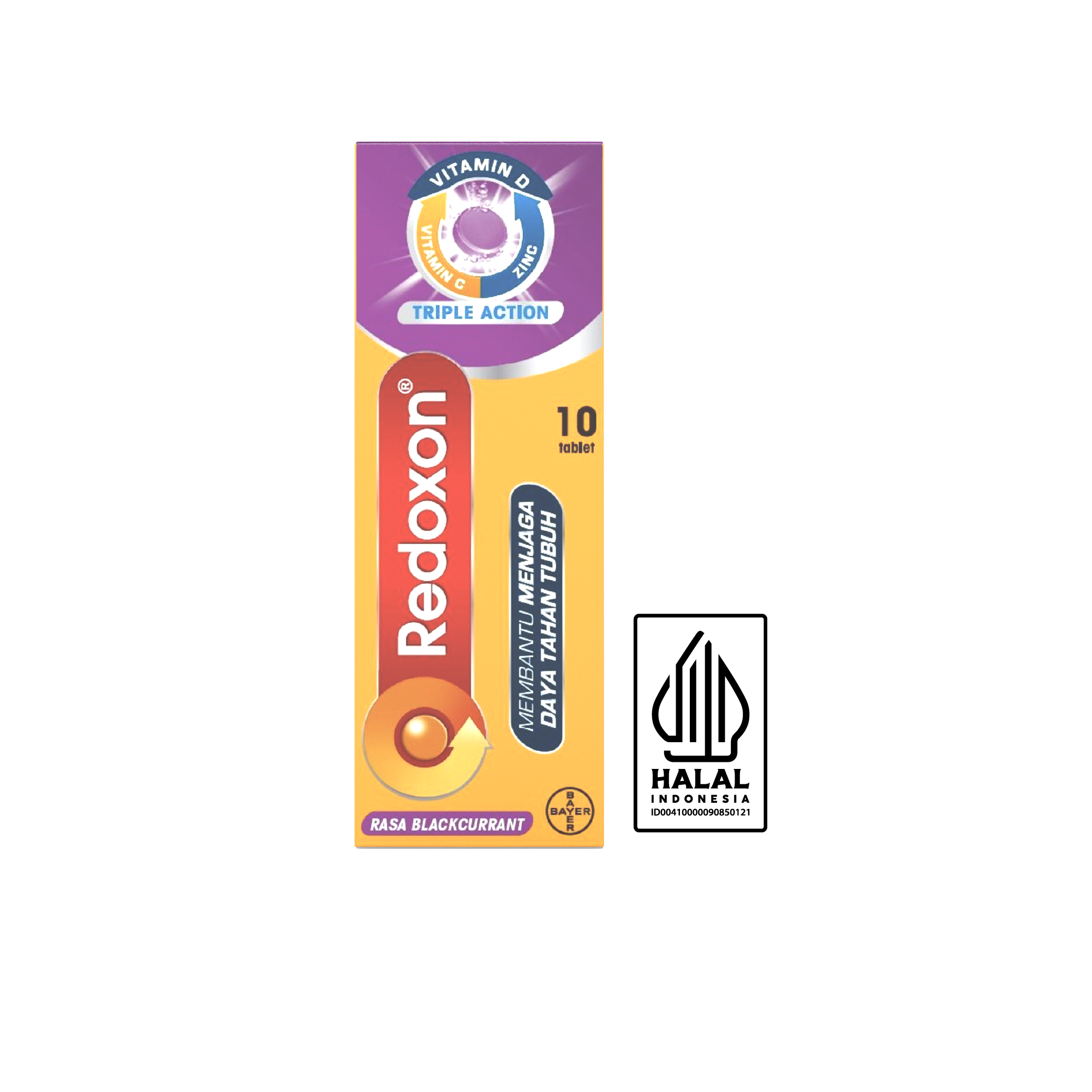 Redoxon® Triple Action -  Rasa Blackcurrant 10 Tablet