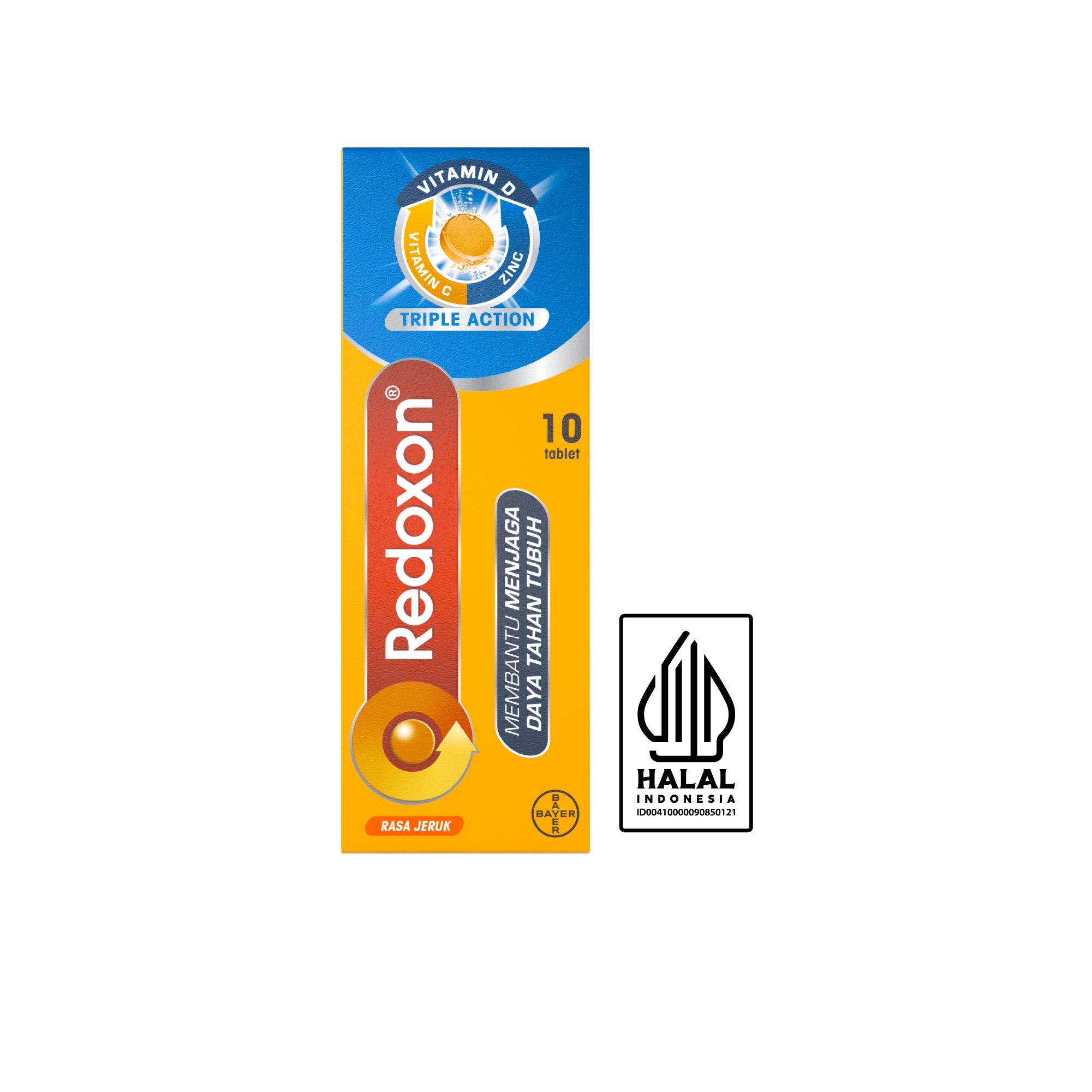Redoxon® Triple Action - Rasa Jeruk 10 Tablet